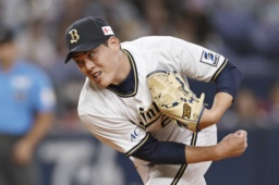 楽天戦に先発したオリックス・九里=京セラドーム