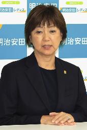 日本女子プロゴルフ協会の小林浩美会長=7月