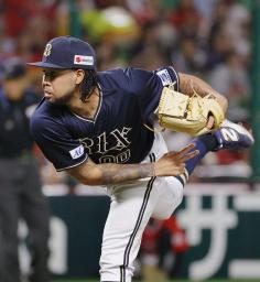 ソフトバンク戦に先発したオリックスのエスピノーザ=みずほペイペイドーム