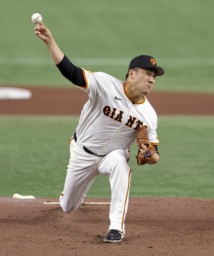 中日戦に先発した巨人・田中将=東京ドーム