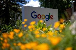 米グーグルのロゴ