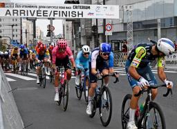 宇都宮ジャパンカップサイクルロードレースの前哨戦=18日午後、宇都宮市