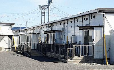 ３月末で利用終了となる田村市の仮設住宅