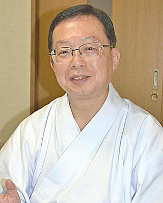 「合祭殿は本県の神社復興の象徴になる」と語る丹治さん