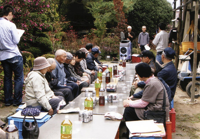 避難を手助けした浪江の人たちが県内外から私の家に来て感謝祭をしてくれた。大変な時でも気遣ってくれる人のつながりの大切さを感じた