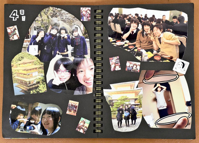 八戸高での思い出が詰まったアルバム。部活と勉強にしか目が向かず、古里の海にも魚にも接点を持たなかった
