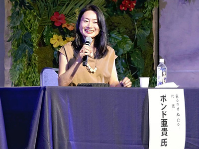 ありがたいことにトークイベントや講演会で登壇する機会をいただいている。女性が活躍できる社会に向け、これからも私の経験や考えを伝えていきたい