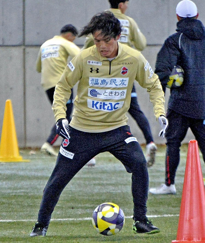 「勝てばみんなの気持ちも変わる。本当に早く一つ勝ちたい」と話すＭＦ山口