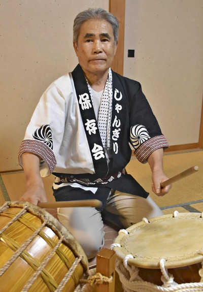 「しゃんぎり演奏を通じて郷土愛を育みたい」と話す小椋さん