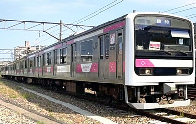 イベントで使う専用列車「Ｅ５０１　ＳＡＫＩＧＡＫＥ」（ＪＲ東日本水戸支社提供）