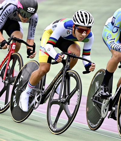 【自転車男子Ｂポイントレース決勝】インターハイ超えとなる３位入賞を果たした沢田虹太郎