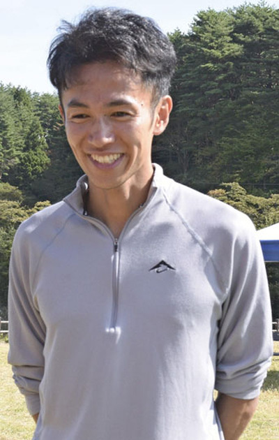 「ロサンゼルス五輪にマラソンで挑みたい」と語った相沢