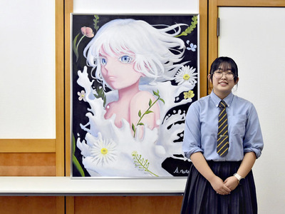 「気軽に足を運んでもらえる作品展にしたい」と意気込む赤城さん