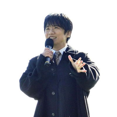 福島競馬場に登場した風間さん