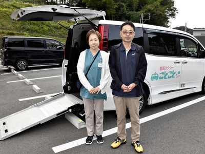 三春町を拠点に福祉タクシー事業を開始した渡辺さん夫妻