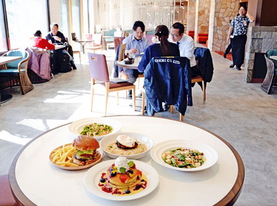 新装オープンしたカフェ