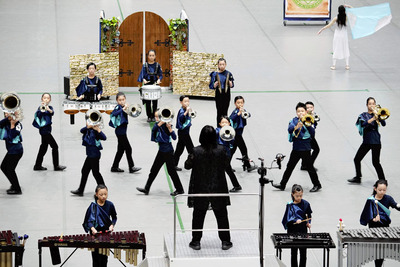 魔法の国の世界観を表現力豊かに演奏した須賀川アカデミックマーチングバンド