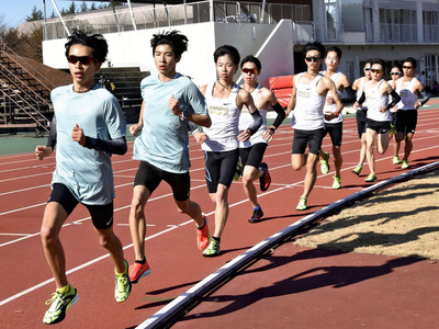 全国大会に向けて調整する選手たち