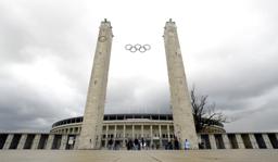 　ベルリンの五輪スタジアム＝２００９年（ＡＰ＝共同）