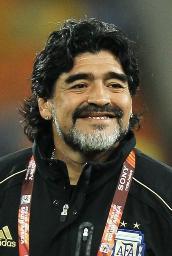 　ディエゴ・マラドーナさん（ゲッティ＝共同）