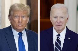 　トランプ米大統領（左）、バイデン前大統領（いずれもゲッティ＝共同）