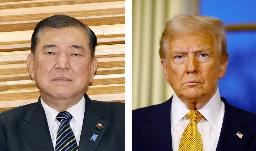 　石破茂首相（左）、トランプ米大統領（ロイター＝共同）