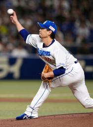 　オリックス戦に先発した中日・涌井＝バンテリンドーム