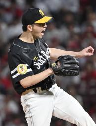 　７回２失点で５勝目を挙げたソフトバンク・大関＝マツダ