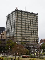 　福岡県北九州市役所＝２０２３年
