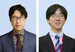 　井山裕太碁聖（左）、芝野虎丸十段