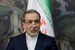 　イランのアラグチ外相＝４月（ロイター＝共同）