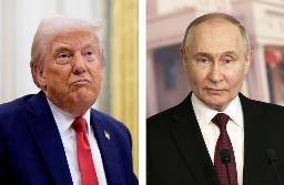 　トランプ米大統領、ロシアのプーチン大統領（いずれもゲッティ＝共同）
