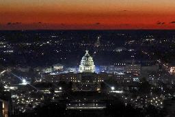 　米連邦議会議事堂＝１月、ワシントン（ＡＰ＝共同）