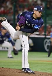 　ソフトバンク戦に先発した西武・武内＝みずほペイペイドーム