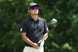 　５８位に後退した久常涼＝イリノイ州のＴＰＣディアラン（ゲッティ＝共同）