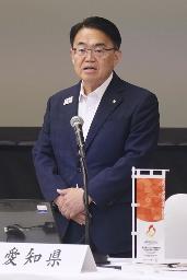 　愛知県の大村秀章知事＝６月、名古屋市