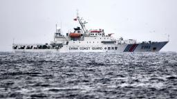 　中国海警局の船＝２０２４年４月