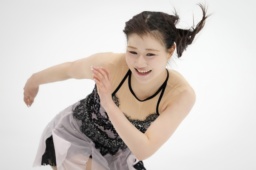 　女子ＳＰ　演技する河辺愛菜＝名古屋市