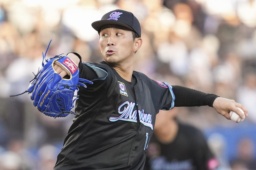 　オリックス戦に先発したロッテ・小島＝ＺＯＺＯマリン