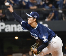 　ロッテ戦に先発した日本ハム・柴田＝エスコンフィールド