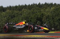 　Ｆ１のベルギーＧＰの予選で７番手となったレッドブルの角田裕毅＝２６日（ロイター＝共同）