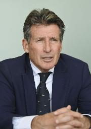 　世界陸連のセバスチャン・コー会長