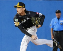 　楽天戦に先発したソフトバンク・大津＝秋田