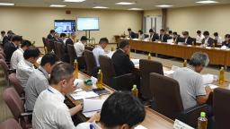 　能登半島地震でずれた土地の境界の再画定に関する会合＝２８日午後、石川県庁