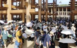 　大勢の来場者でにぎわう大阪・関西万博の会場＝８月２９日、大阪市此花区の夢洲
