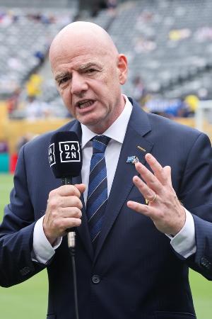 　ＦＩＦＡのインファンティノ会長＝７月（ゲッティ＝共同）