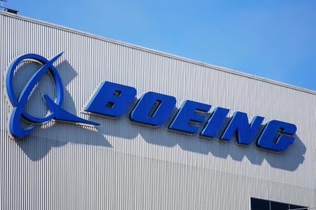 　米航空機大手ボーイングのロゴ（ロイター＝共同）