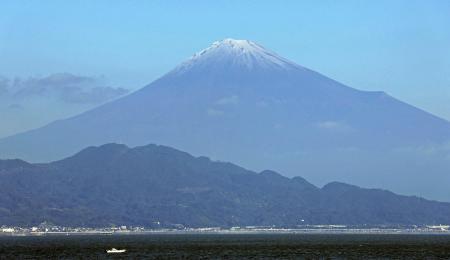 　静岡県側から見た富士山