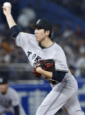 　ヤクルト戦に先発した巨人・戸郷＝神宮