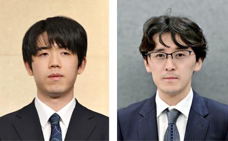 　藤井聡太王座（左）、伊藤匠叡王